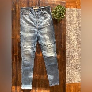 Super High Waist Skinny Jeans